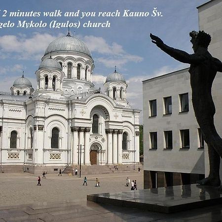 Apartamentai Kauno Centre Kaunas Exteriör bild